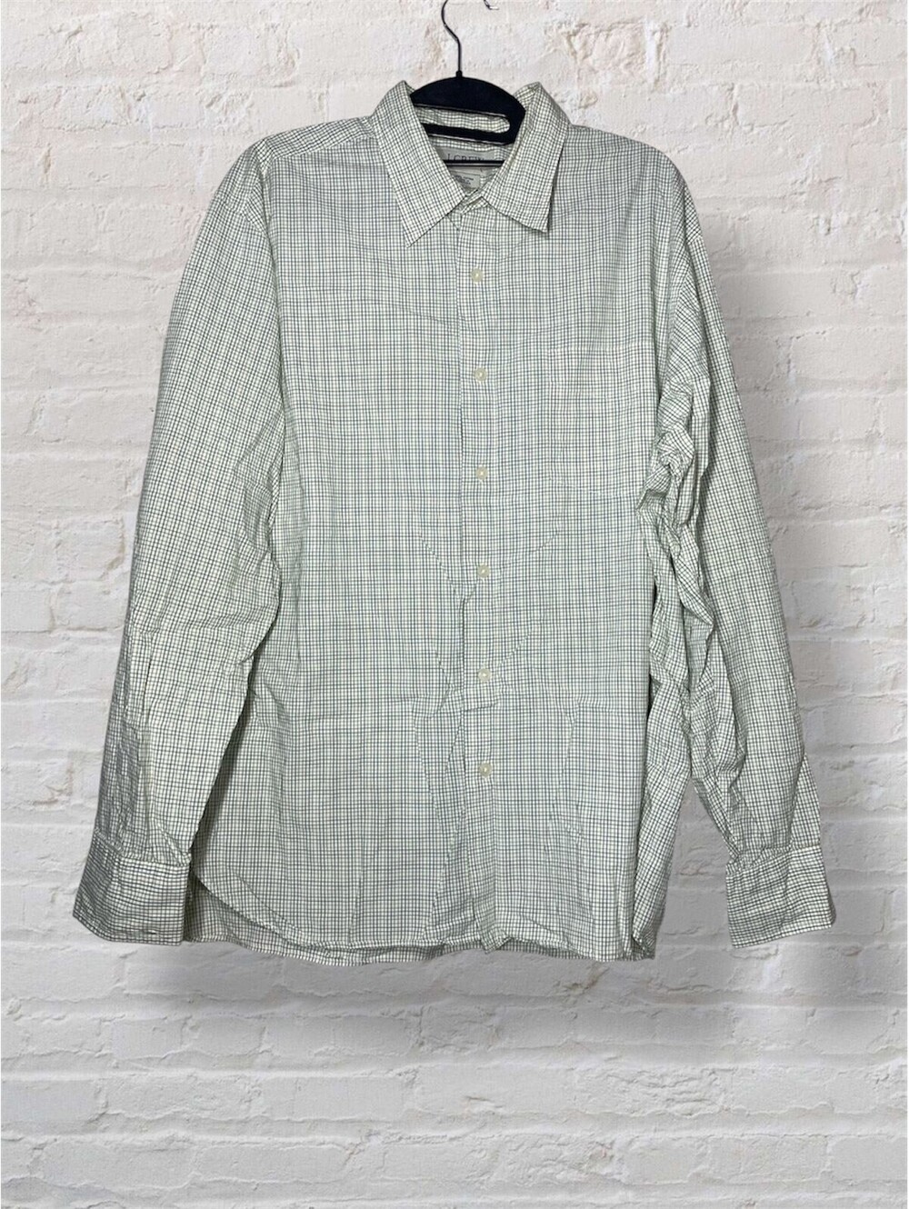 J. Crew Shirt Micro Plaid Indie Sleaze Prep Goblincore L